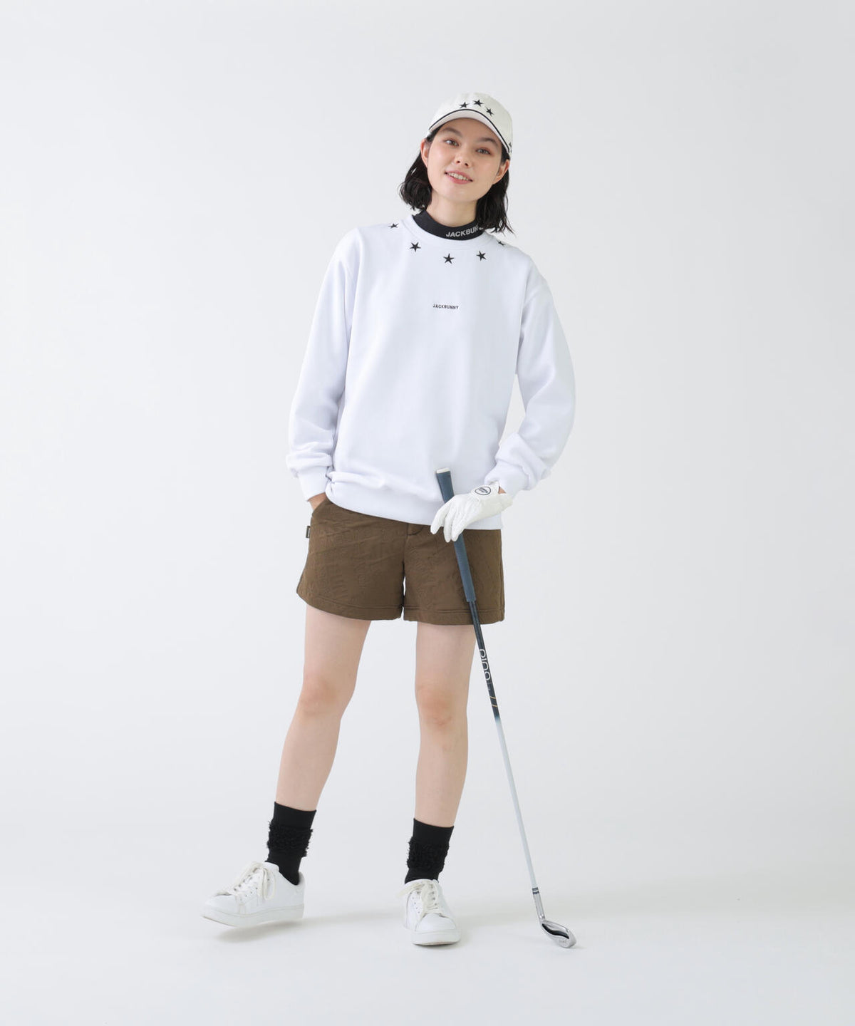 HyperHelixダンボール長袖クルーネックスウェット (WOMENS)