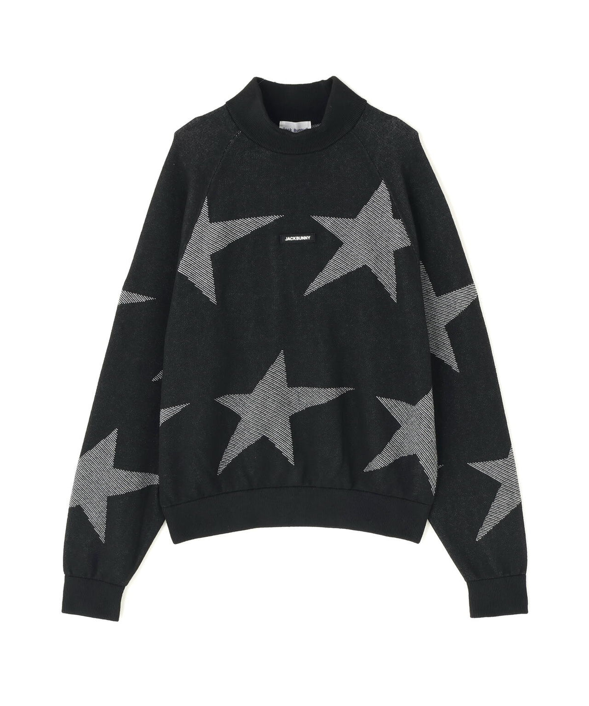 イージーケアスタージャガードハイネックニットプルオーバー (WOMENS)