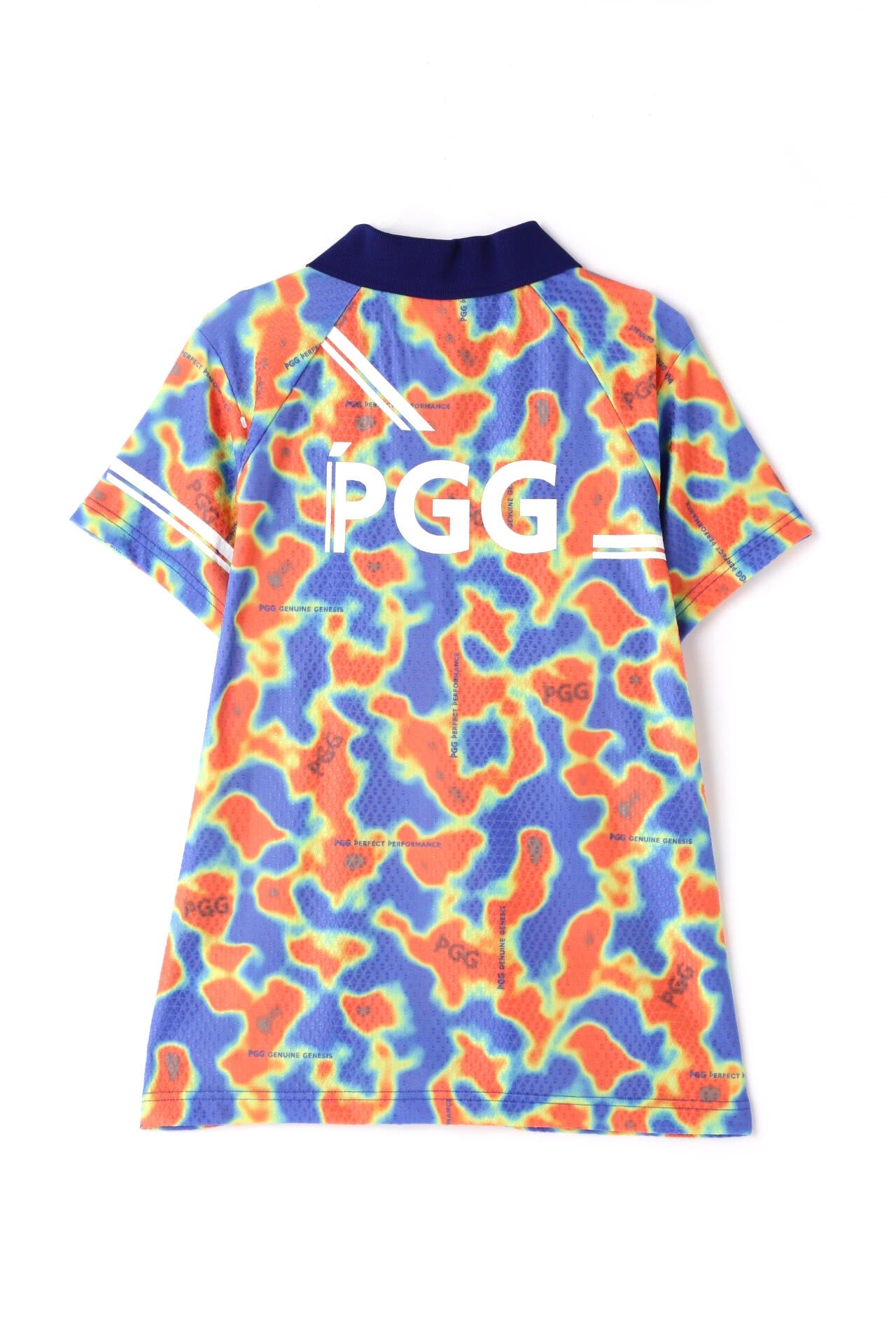 【PGG】【GSIX】トリコットジャガード ナイロンストレッチ半袖ポロシャツ <サーモグラフィ> (LADIES)