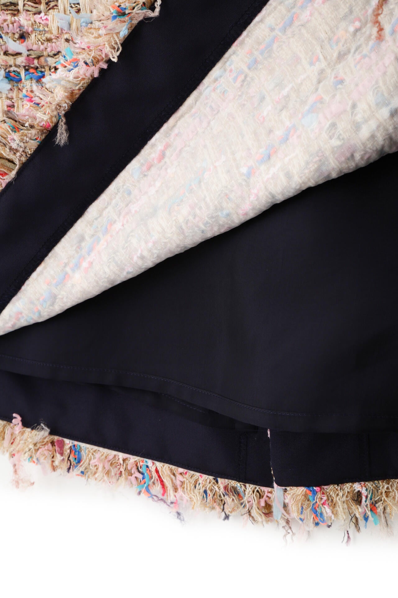 <BLACK LABEL> MALHIA ミックスカラーツィードスカート