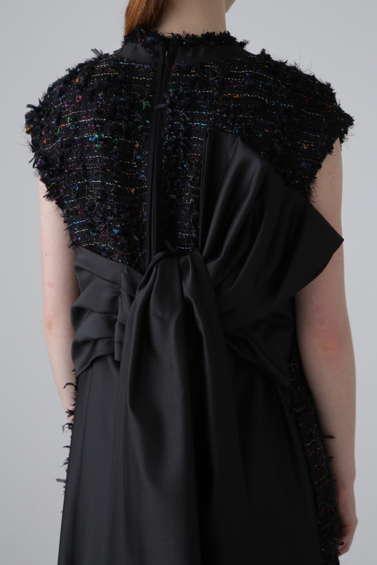 <BLACK LABEL> MALHIAマルチネオンツィードワンピース