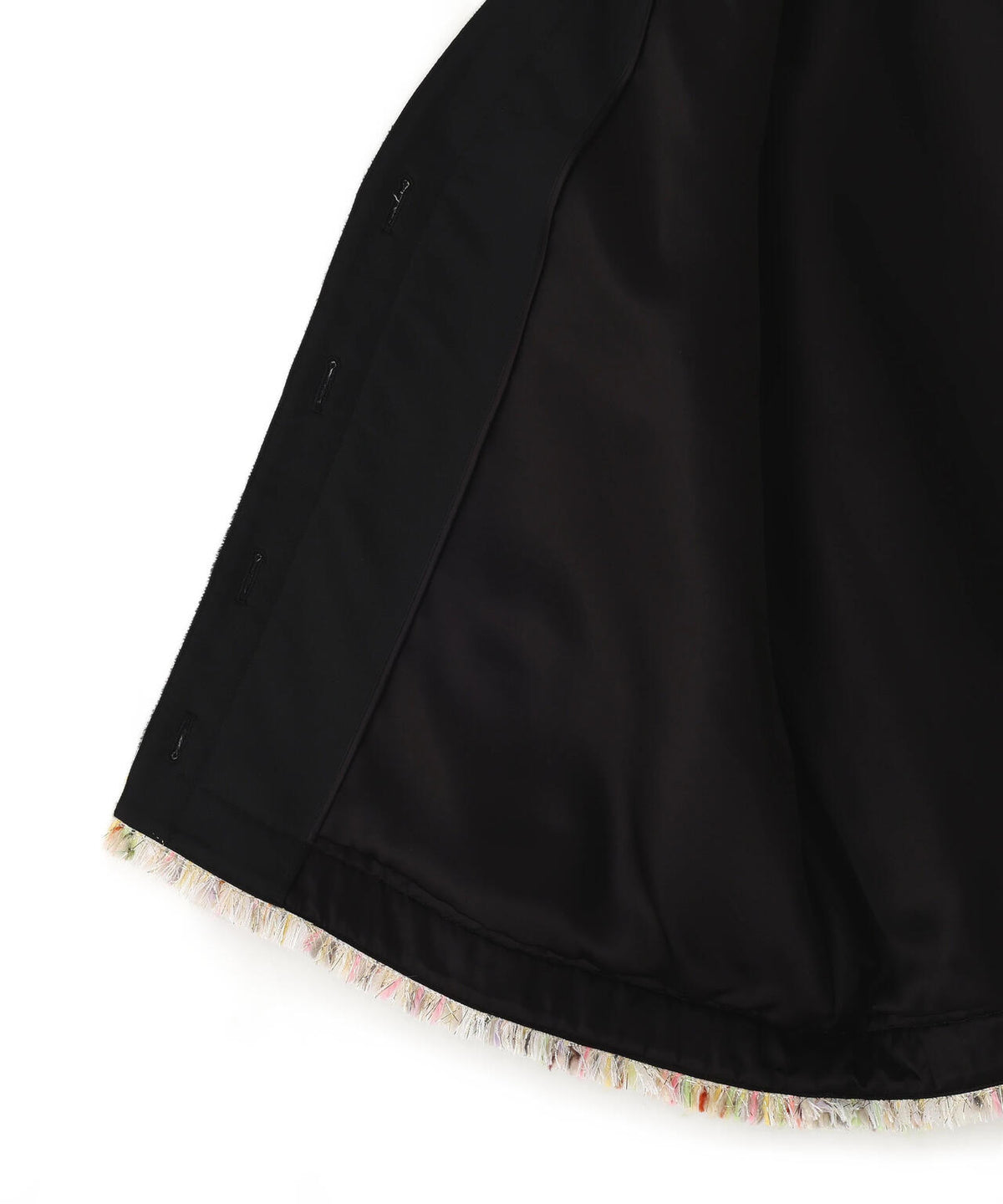 <BLACK LABEL>MALHIAパステルツイードポンチョジャケット