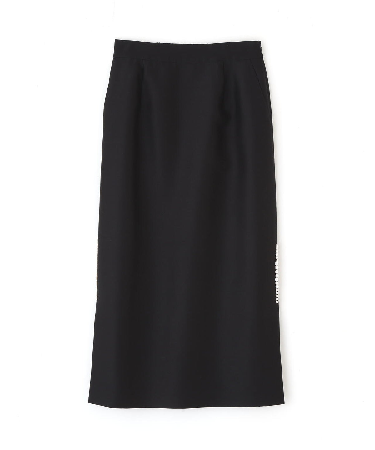 <BLACK LABEL>シルクウールツイル パールスカート