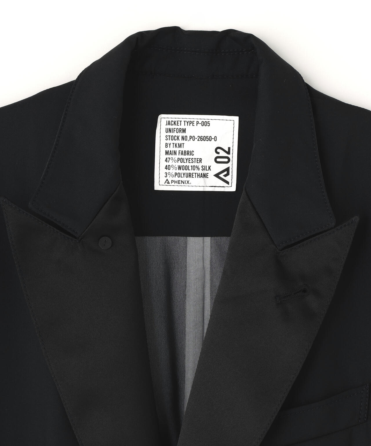 【PHENIX / フェニックス】3LAYER TUXEDO JACKET