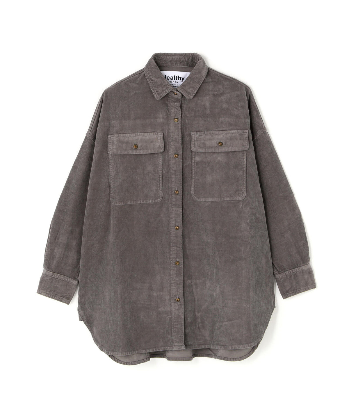 <Healthy denim / ヘルシーデニム>Almond コーデュロイシャツ
