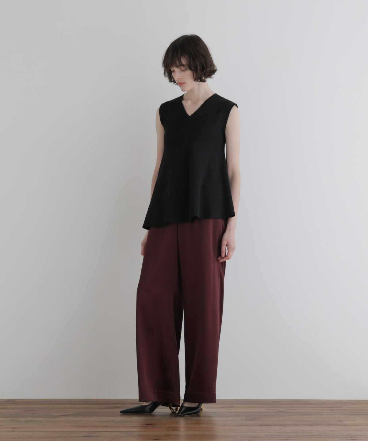 身長177cm B81 W59 H89 着用サイズ:1