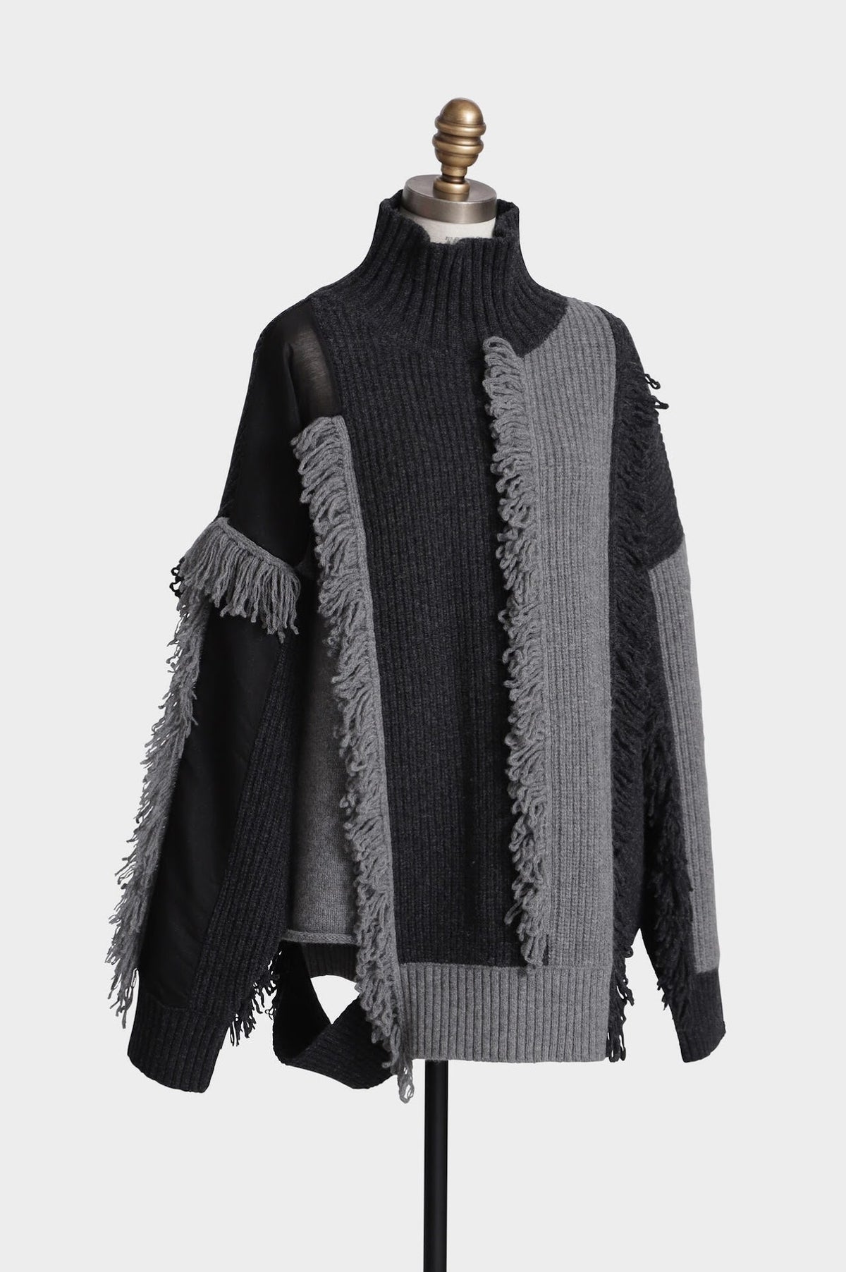 【TV着用】Sheer Combi Color Vibration Knits