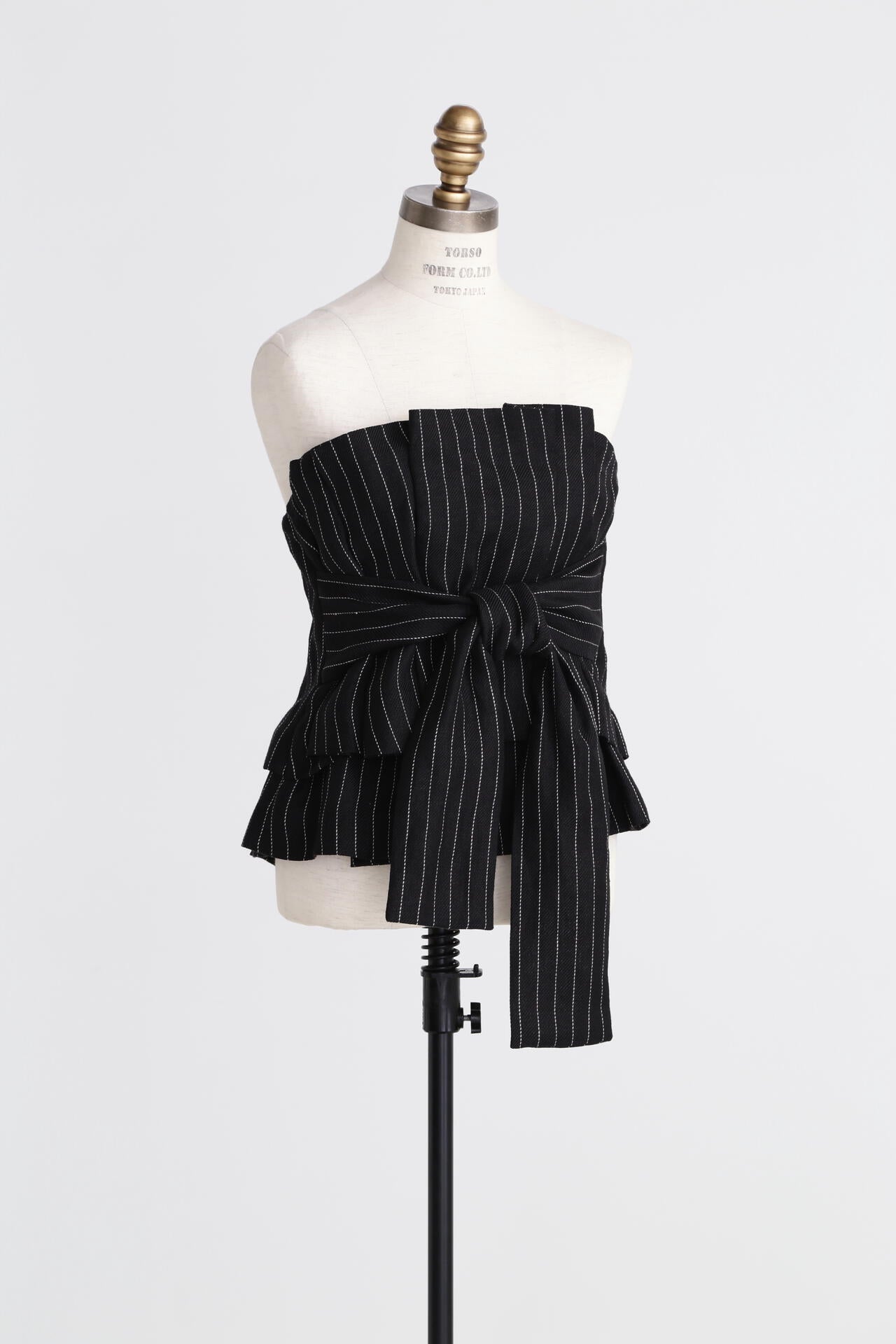 Yarn Dyed Side Zip Bustier