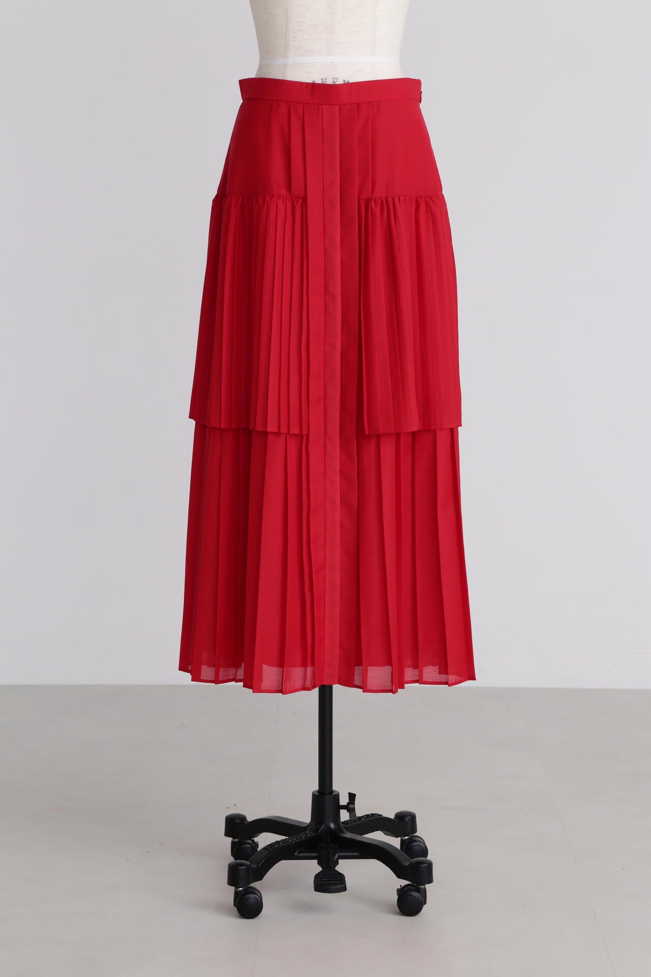 Pleats Combination Skirt