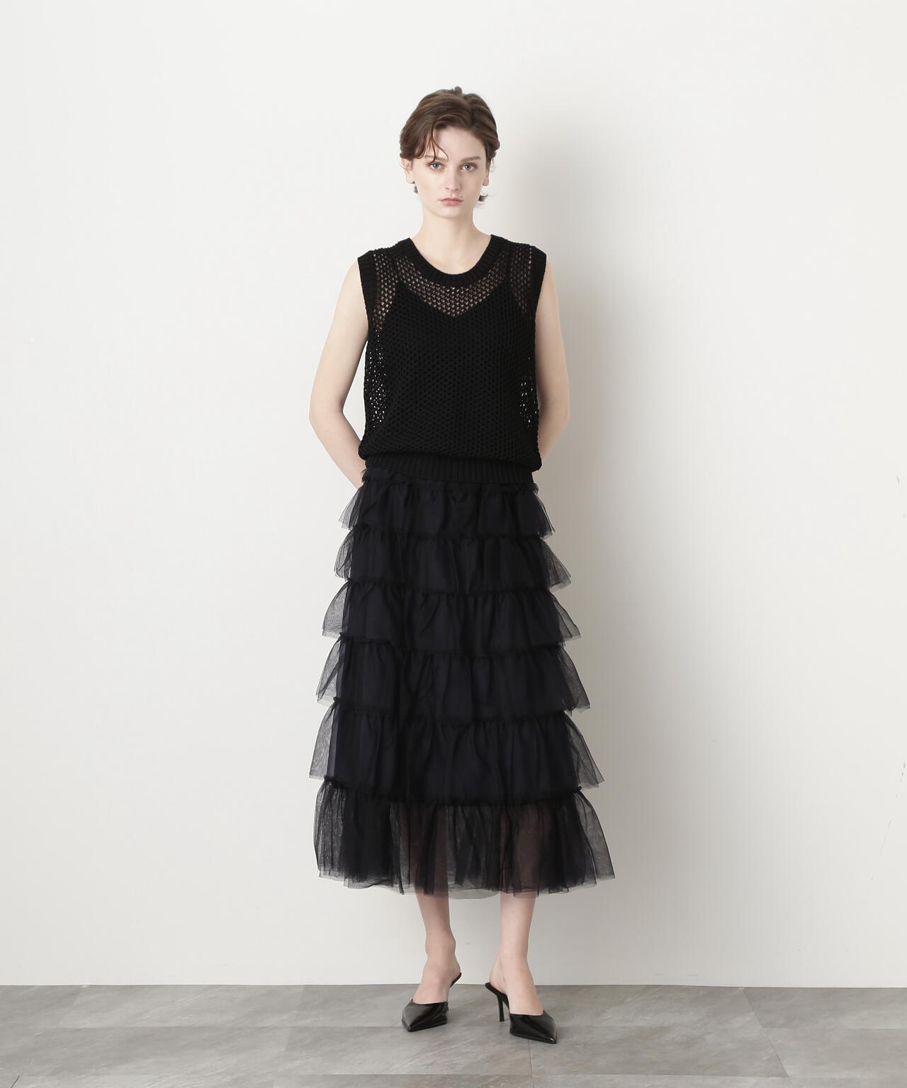 Layered Tulle Skirt