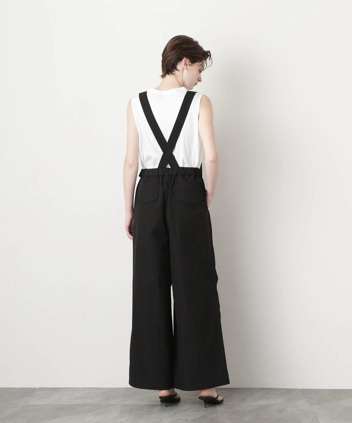 Suspender Wide Pants