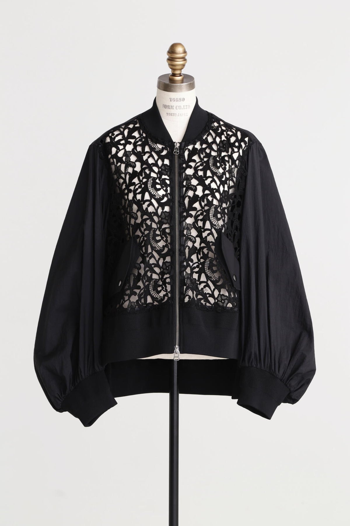 Lace Combi Sheer Sleeve MA-1