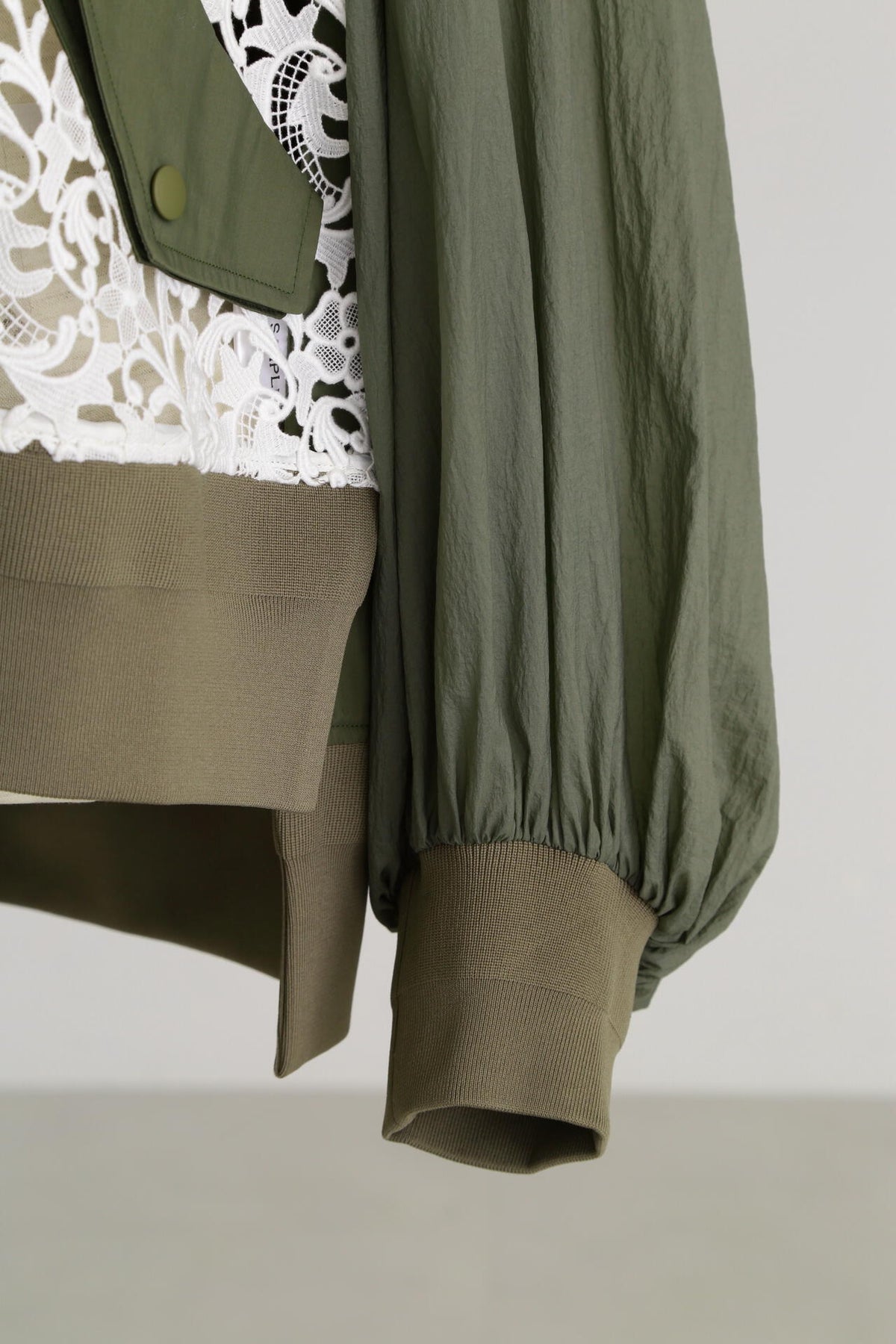 Lace Combi Sheer Sleeve MA-1
