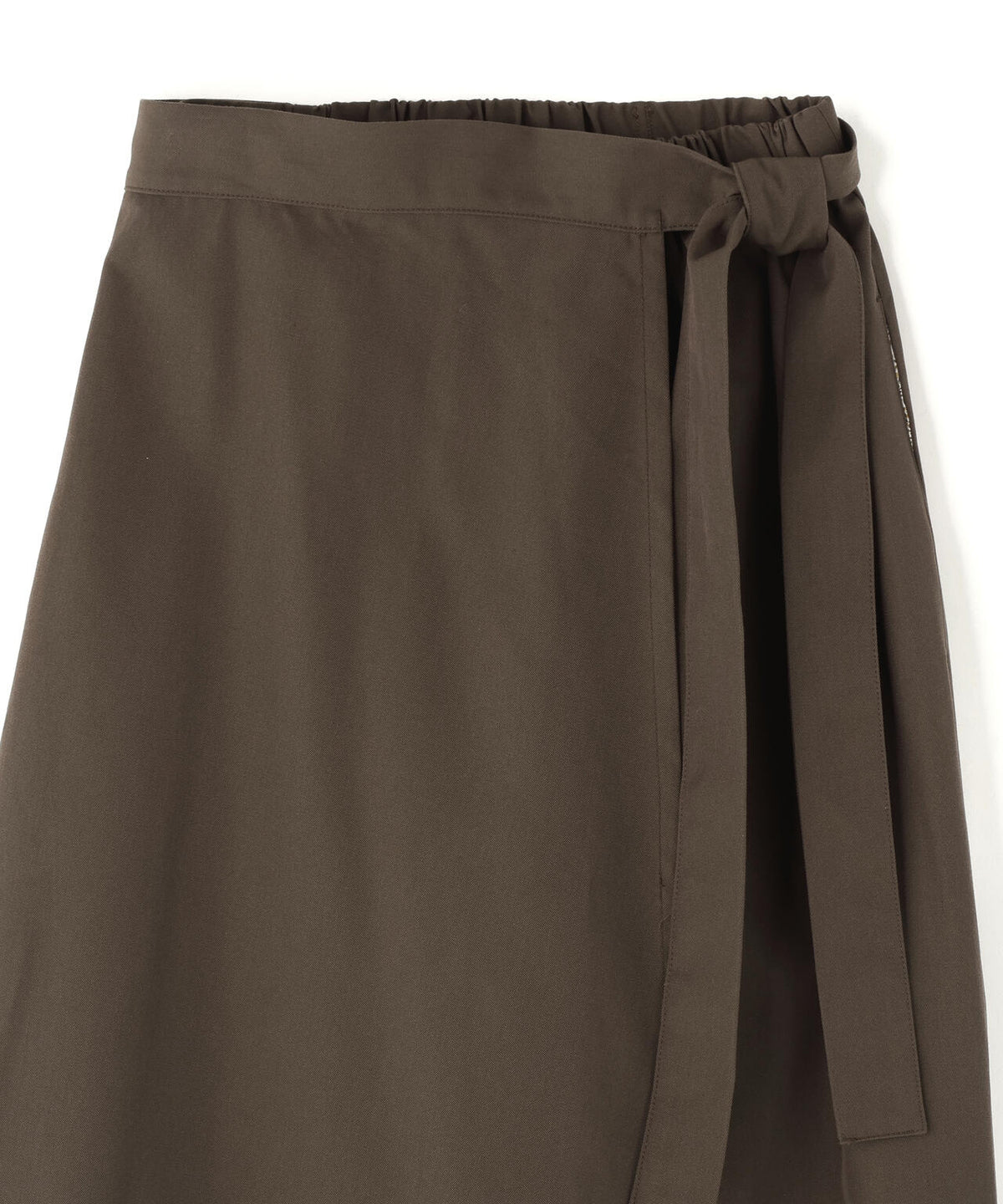 quitan / WOOL COTTON TRENCH CLOTH KILT EASY PANTS