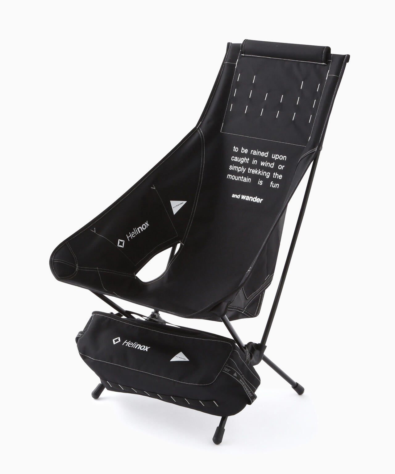 Helinox × and wander folding chair two