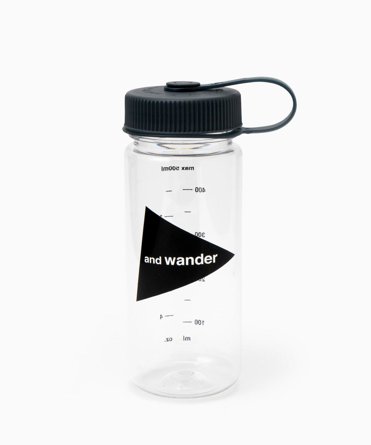 and wander logo bottle 500 | BPAフリー 500ml クリアボトル