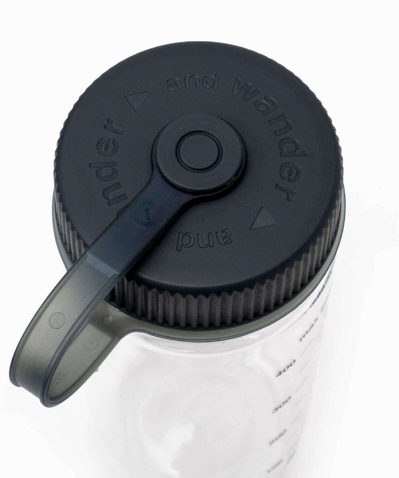 and wander logo bottle 500 | BPAフリー 500ml クリアボトル