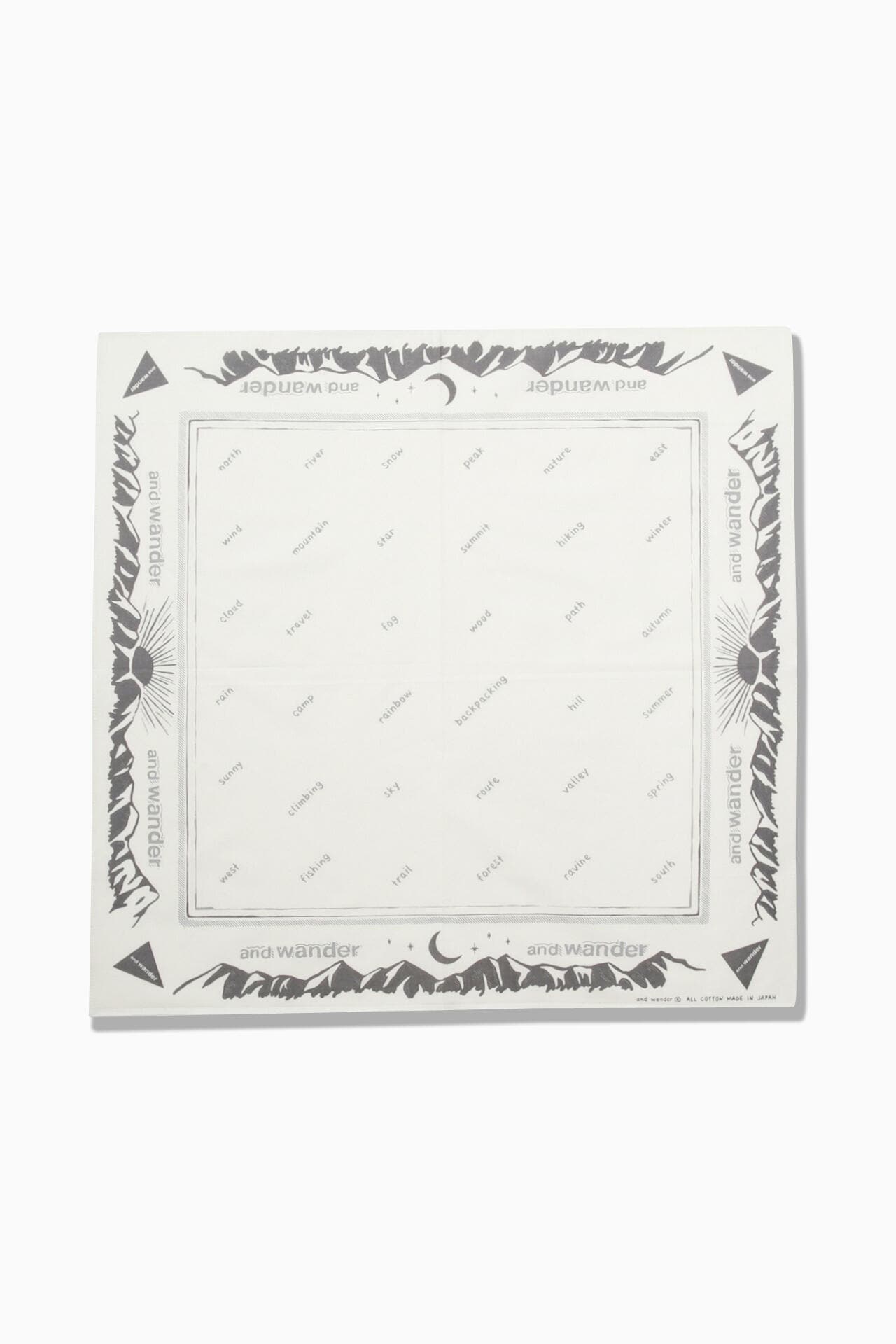 reflective words bandanna