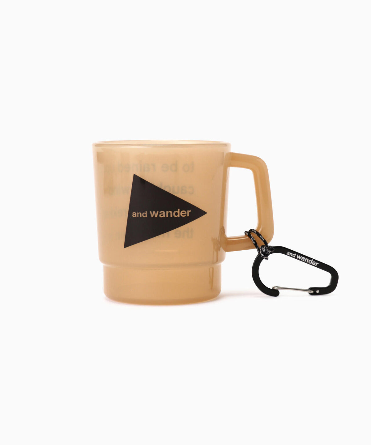 and wander logo PP mug | ロゴ ポリプロピレン マグカップ