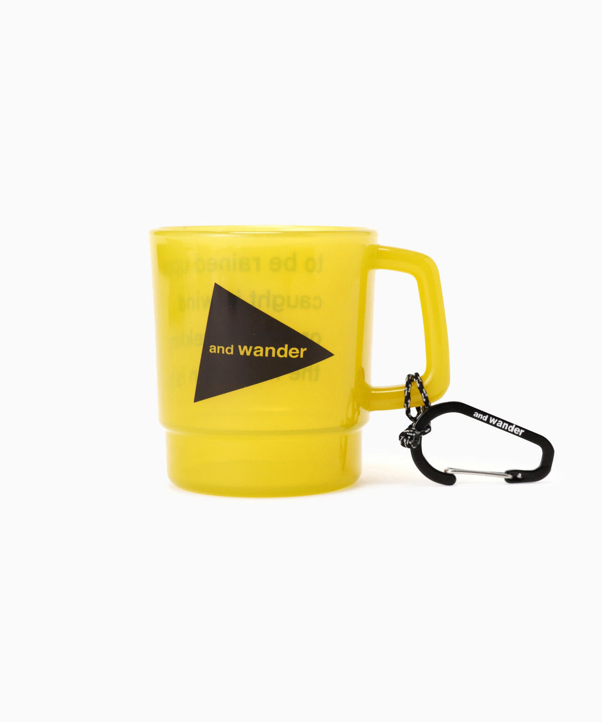 and wander logo PP mug | ロゴ ポリプロピレン マグカップ