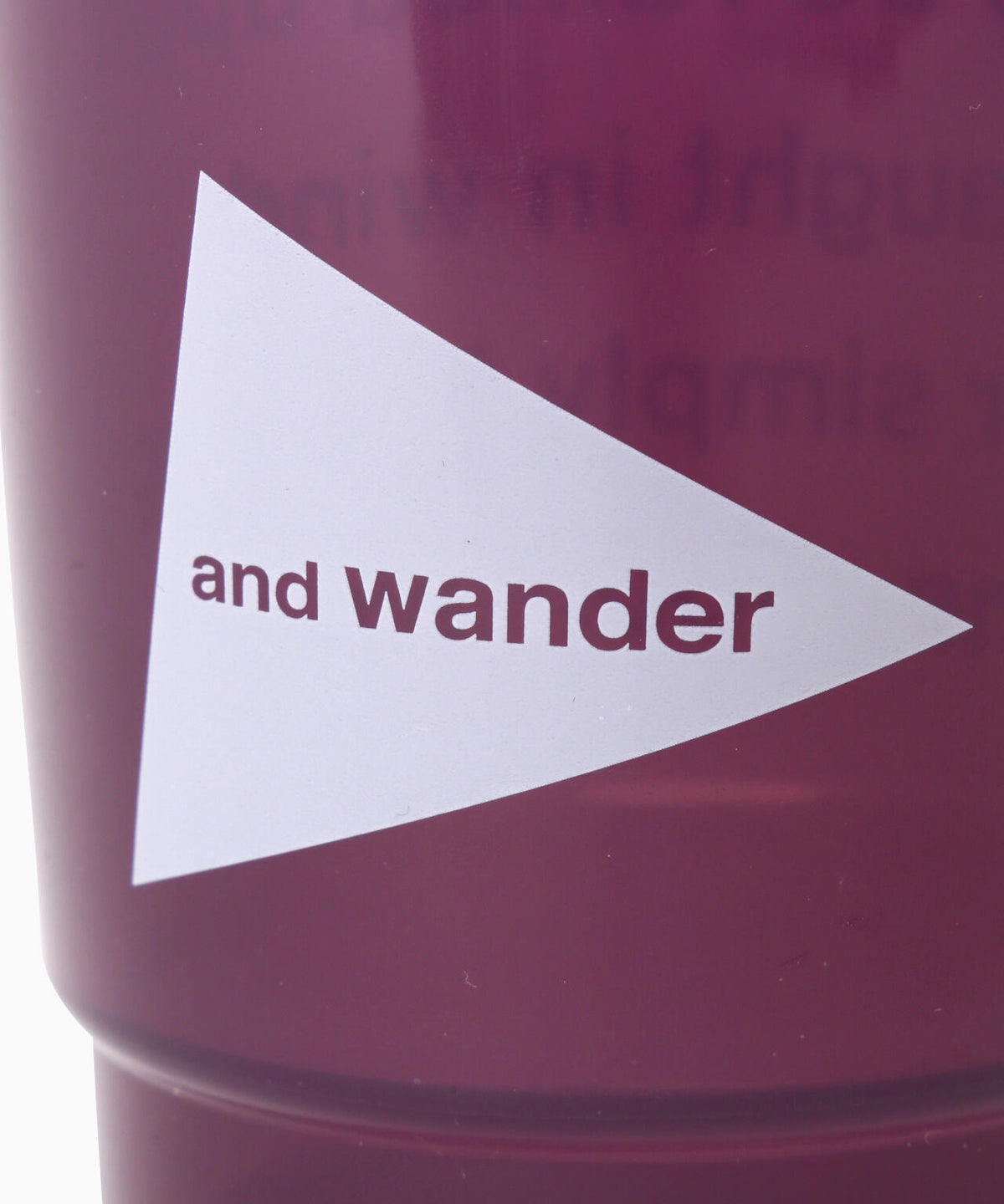 and wander logo PP mug | ロゴ ポリプロピレン マグカップ