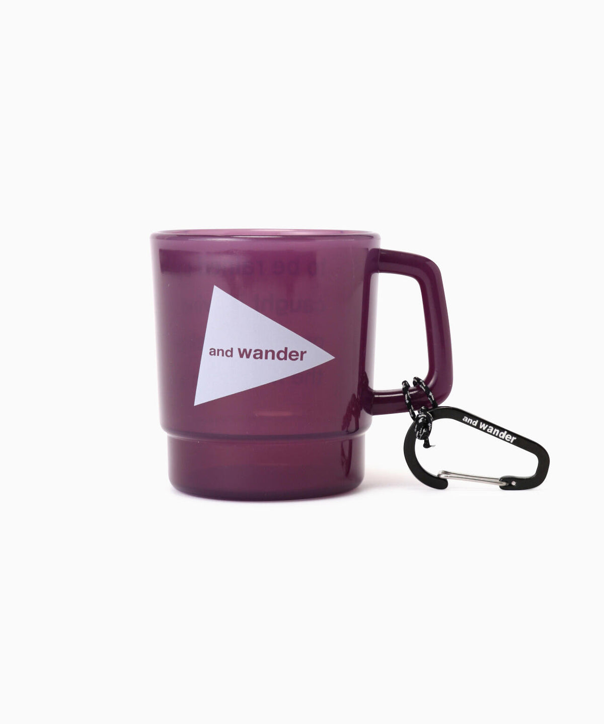 and wander logo PP mug | ロゴ ポリプロピレン マグカップ