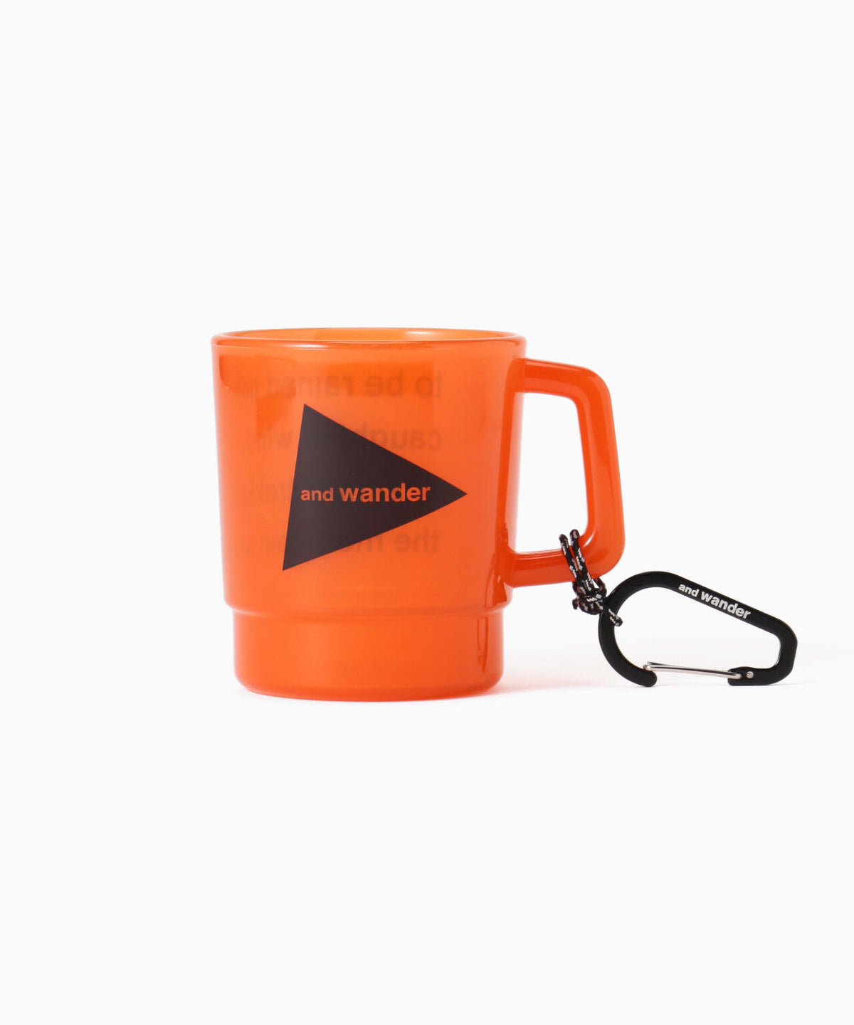 and wander logo PP mug | ロゴ ポリプロピレン マグカップ