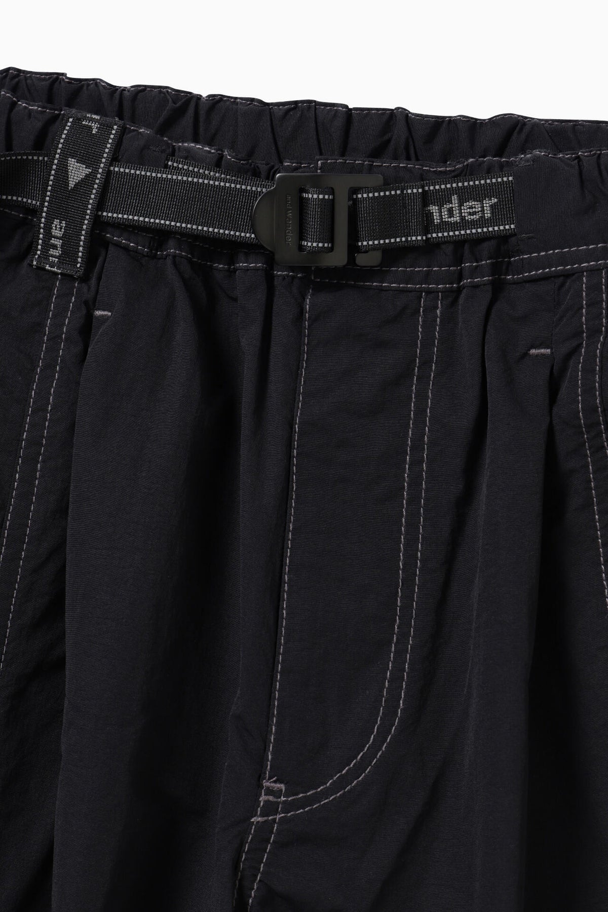 crinkled nylon pants | ウォータープルーフ ナイロン ワイドパンツ