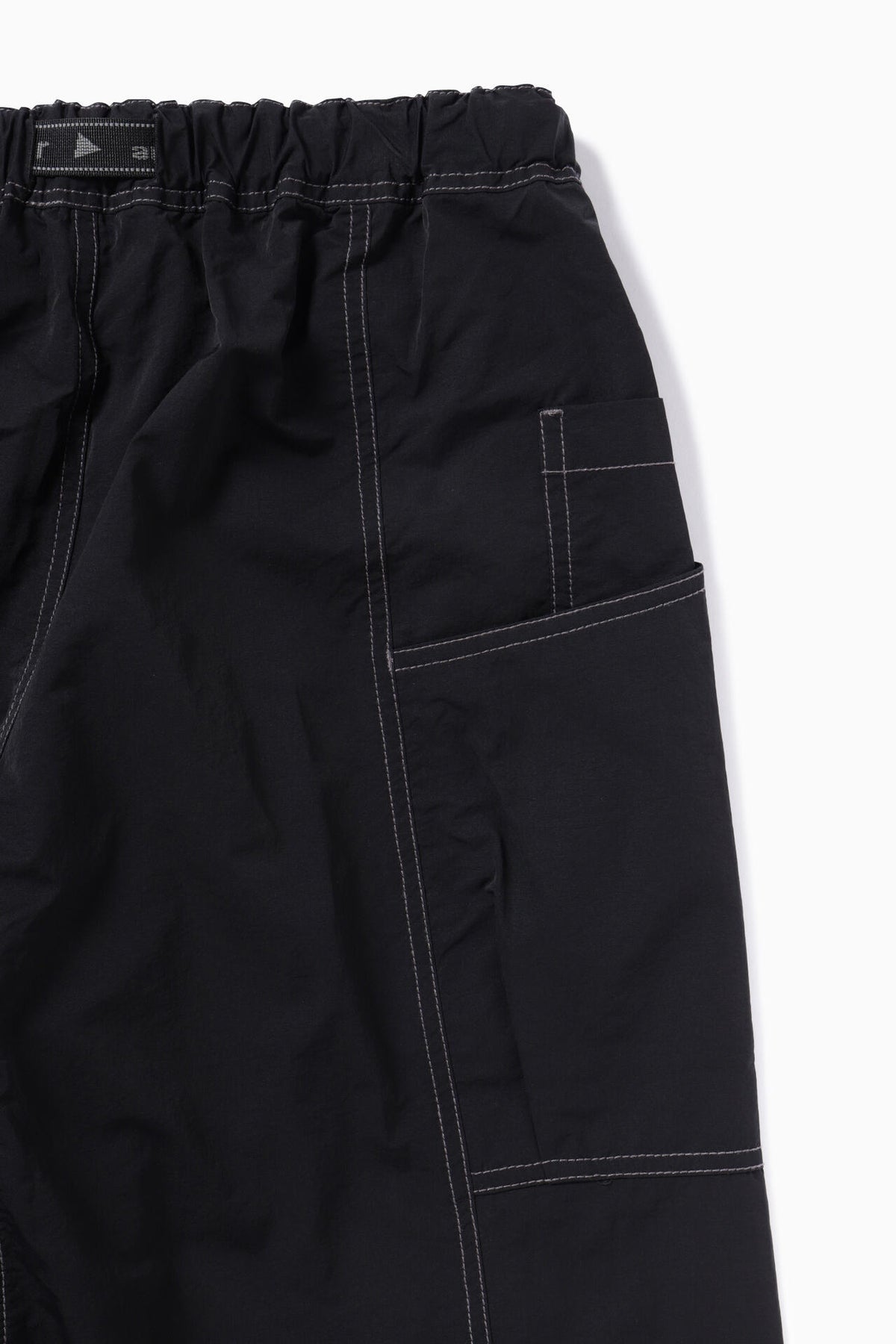 crinkled nylon pants | ウォータープルーフ ナイロン ワイドパンツ