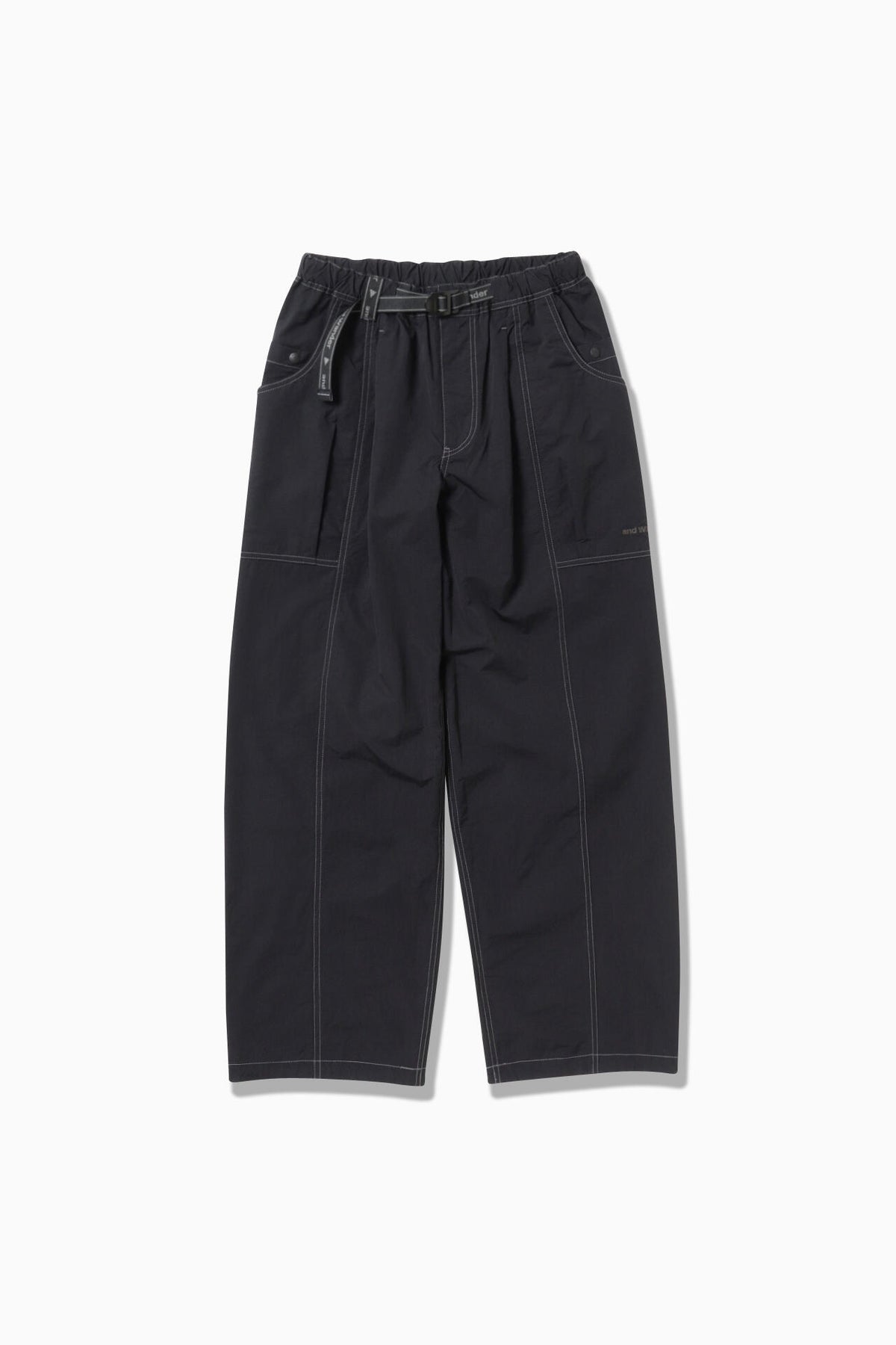 crinkled nylon pants | ウォータープルーフ ナイロン ワイドパンツ