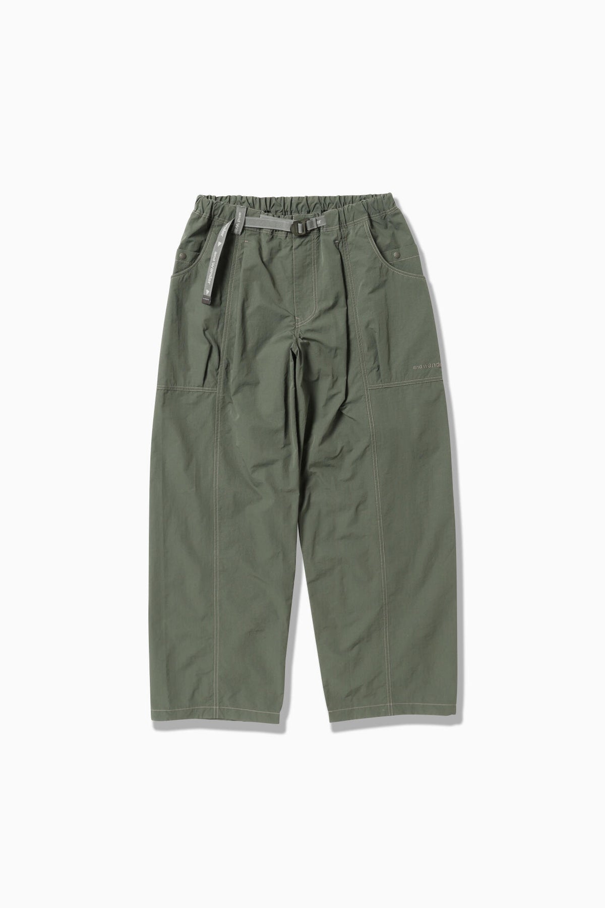 crinkled nylon pants | ウォータープルーフ ナイロン ワイドパンツ