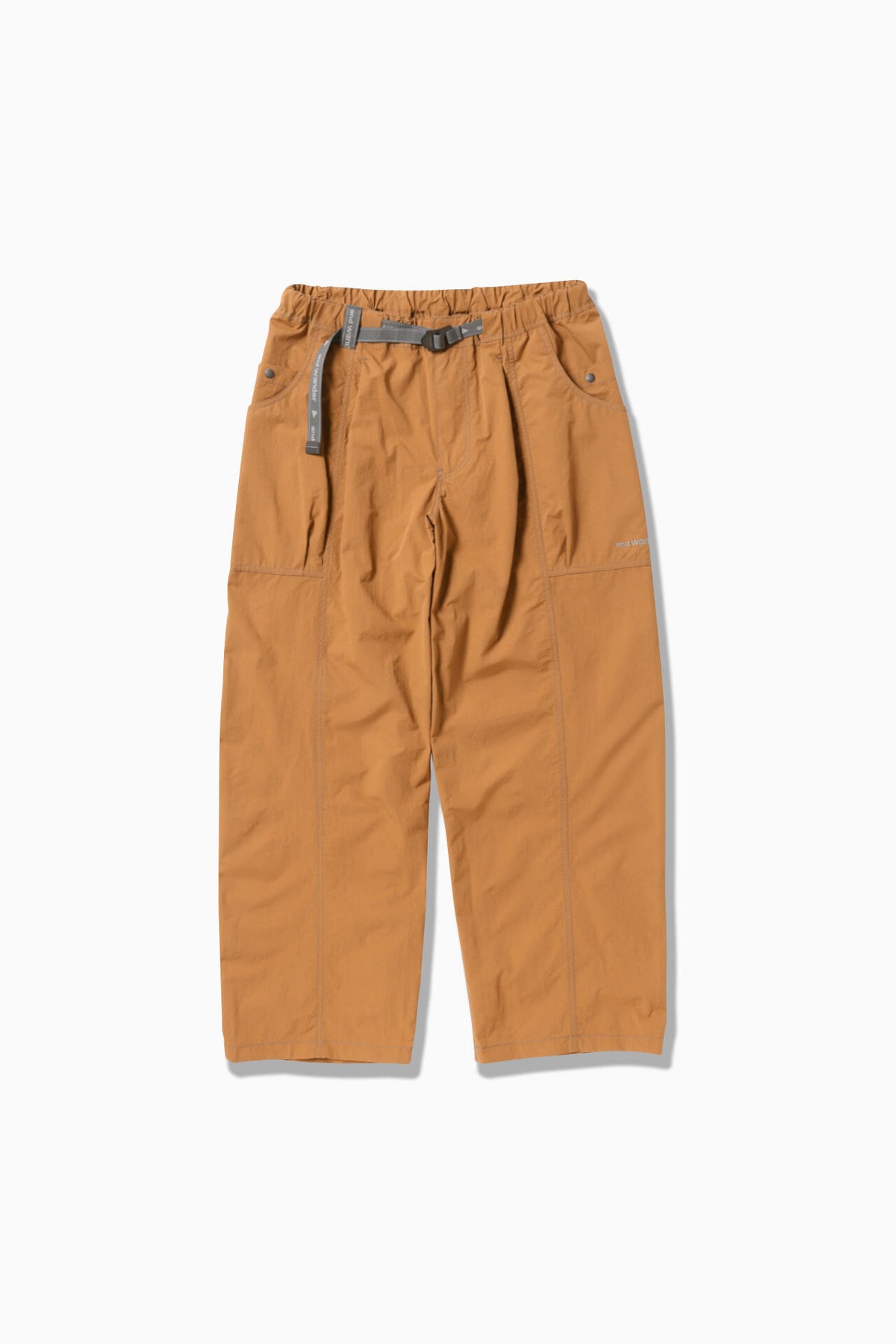 crinkled nylon pants | ウォータープルーフ ナイロン ワイドパンツ