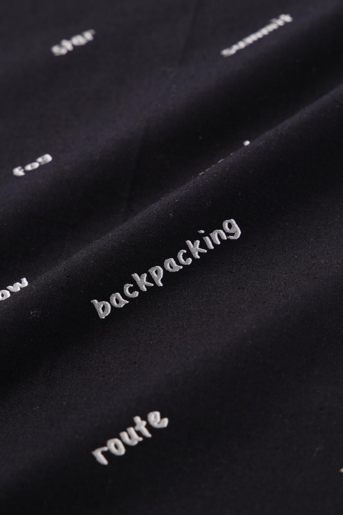 reflective words bandanna | コットン リフレクター プリント バンダナ