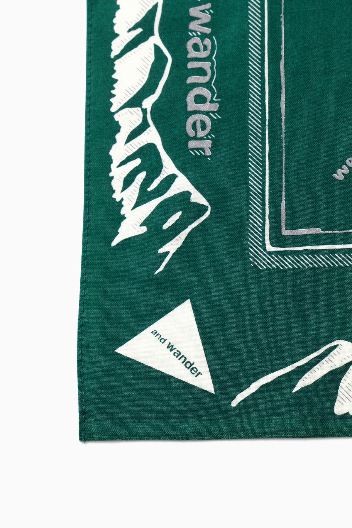 reflective words bandanna | コットン リフレクター プリント バンダナ