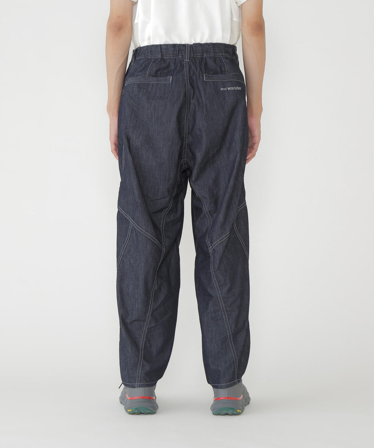 dry easy denim wide pants | ストレッチ デニム ワイドパンツ