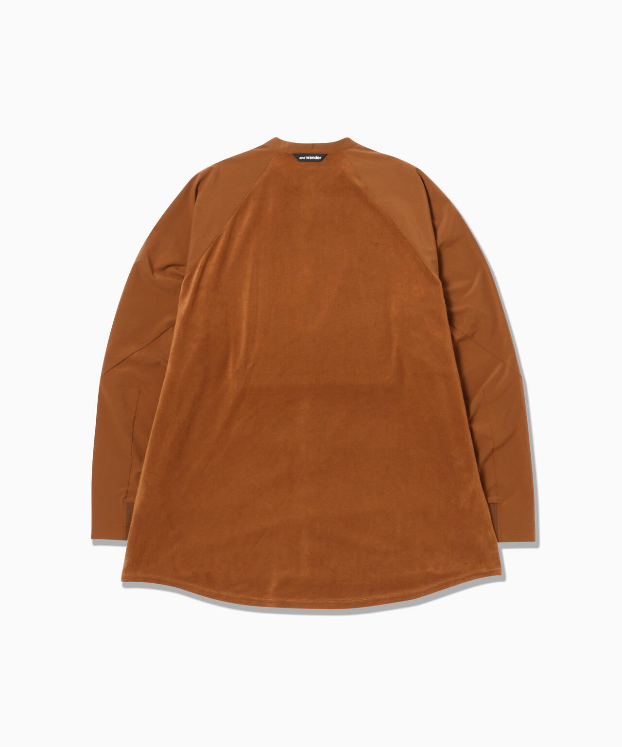 fleece base band collar shirt