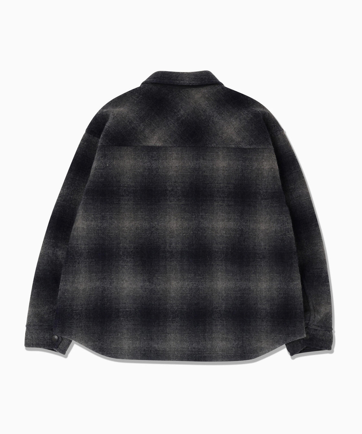 wool shaggy check zip jacket | ウール シャギー チェック ジップ ジャケット
