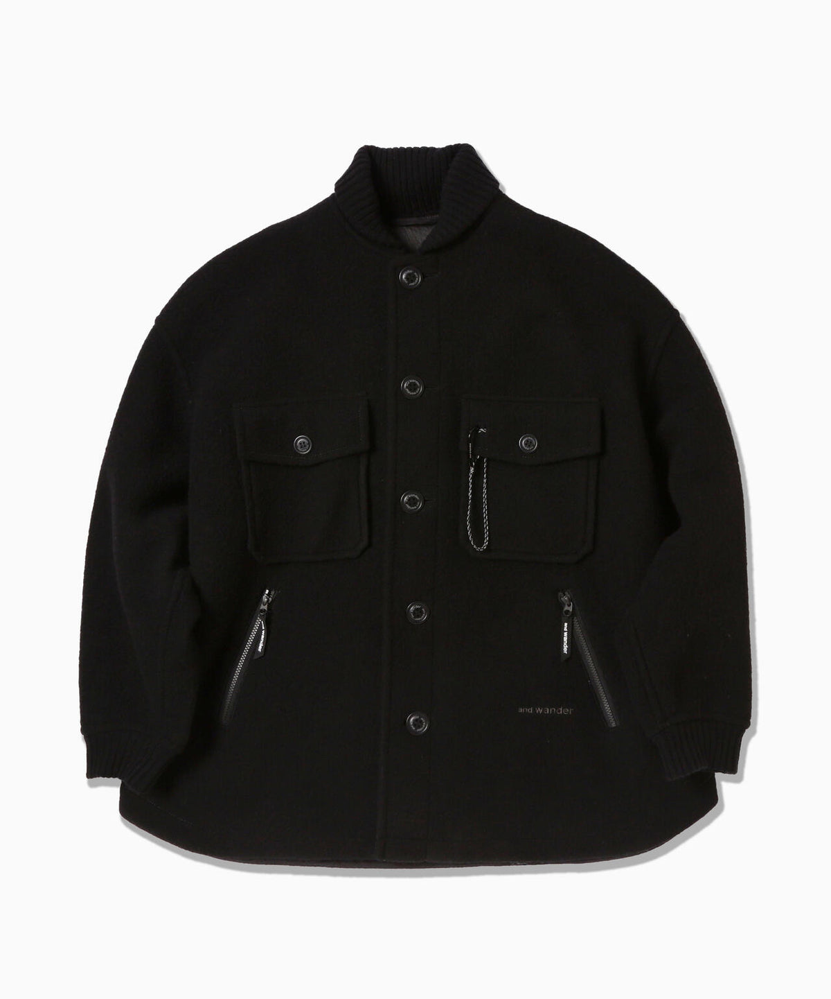 wool shaggy jacket long