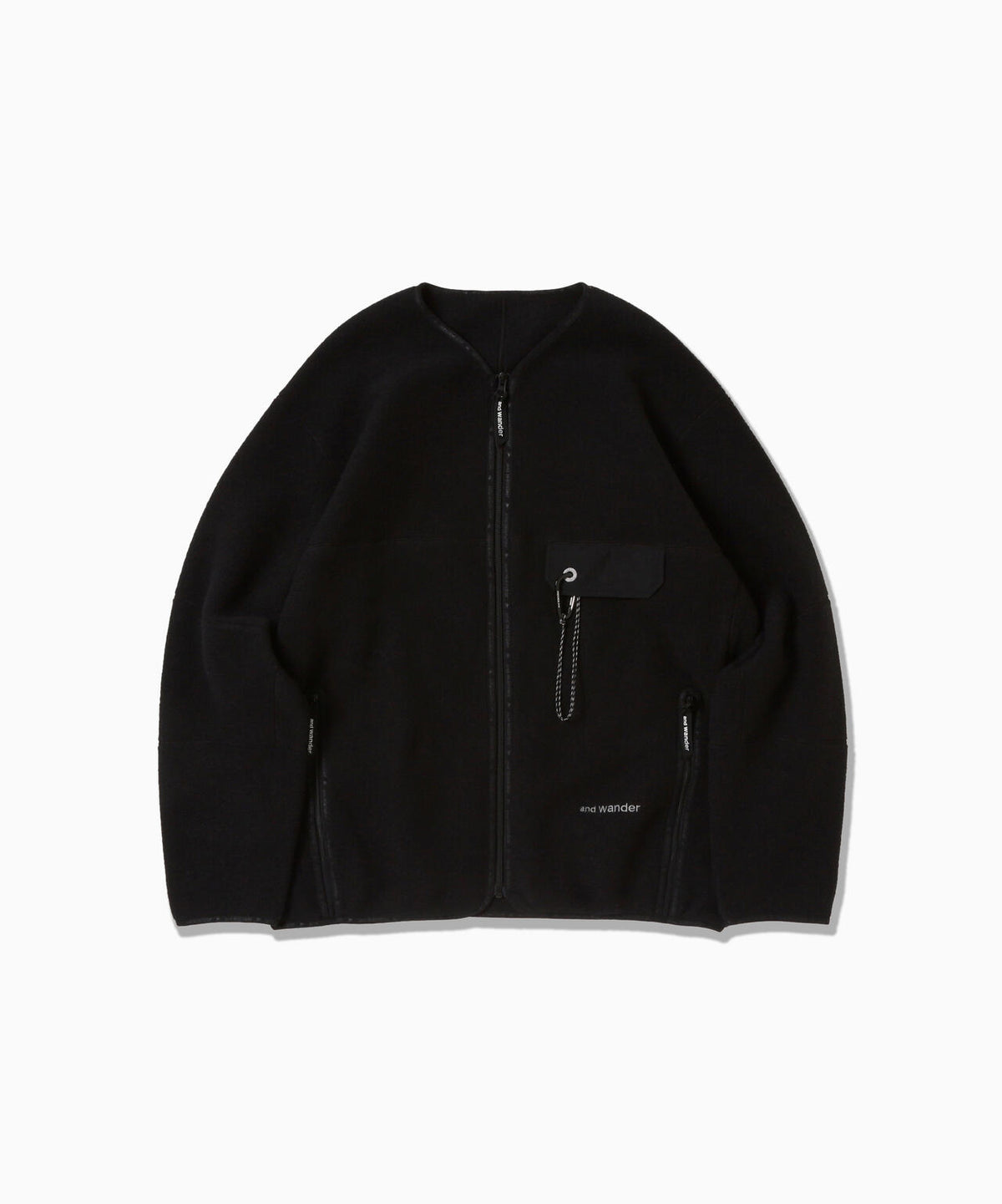 wool fleece cardigan | ウール フリース カーディガン