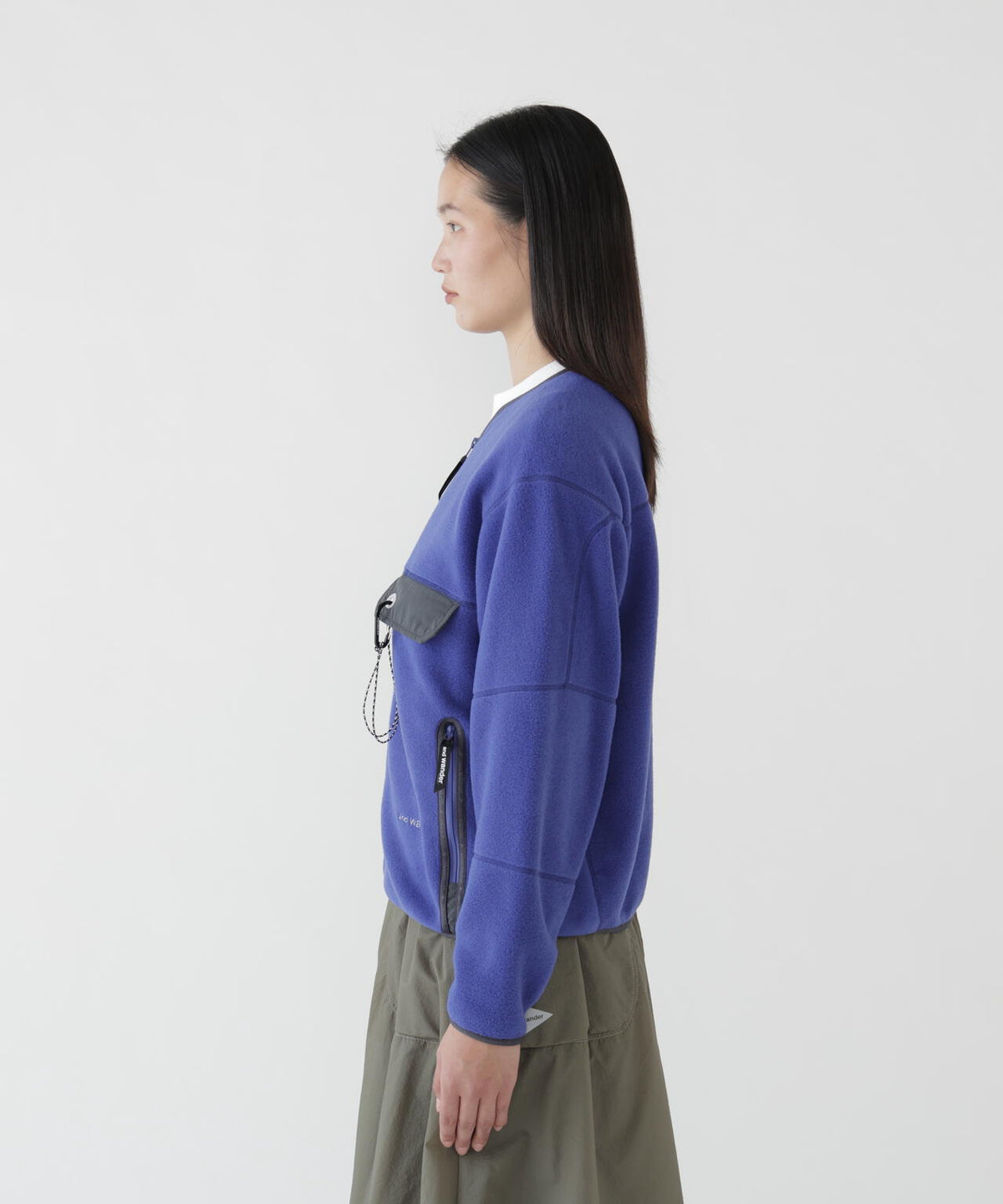 wool fleece cardigan | ウール フリース カーディガン