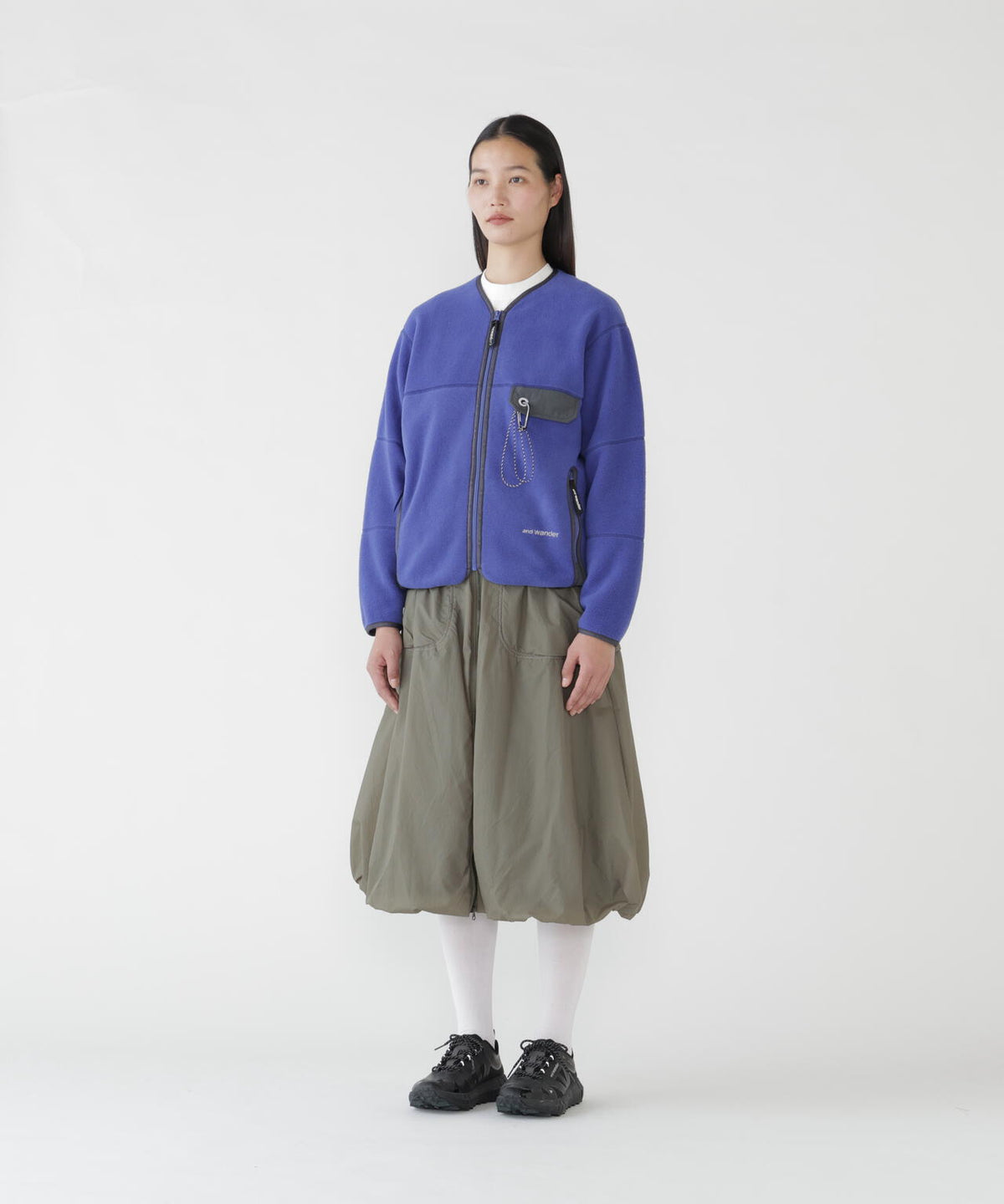 wool fleece cardigan | ウール フリース カーディガン