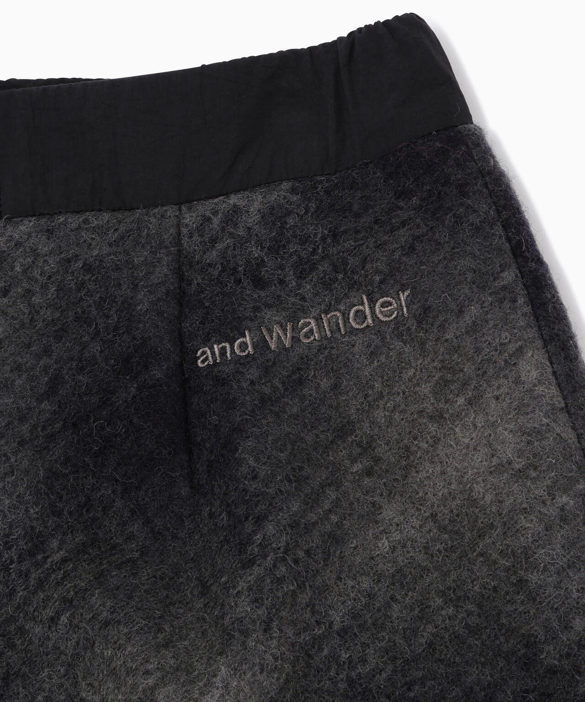 wool shaggy check skirt (W) | ウール シャギー チェック スカート