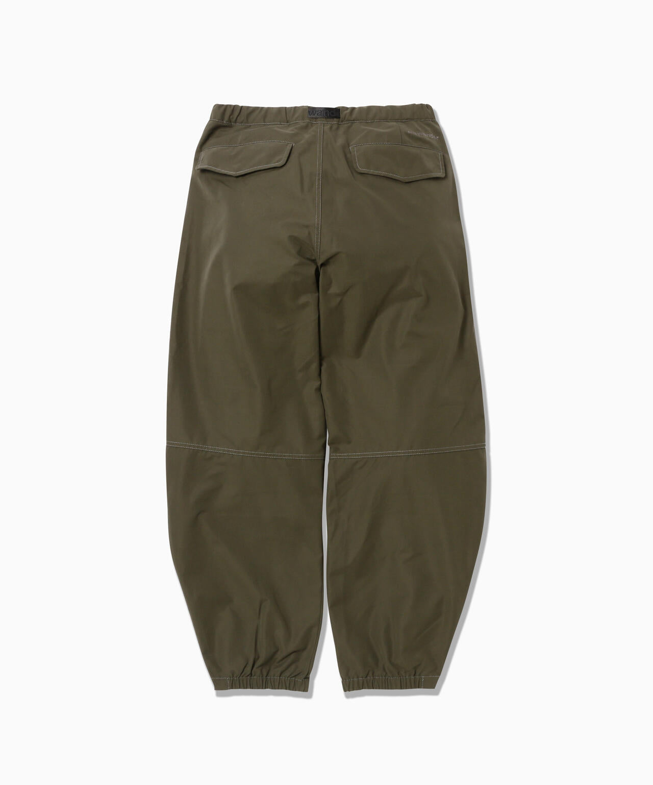 high count cloth side zip hem pants