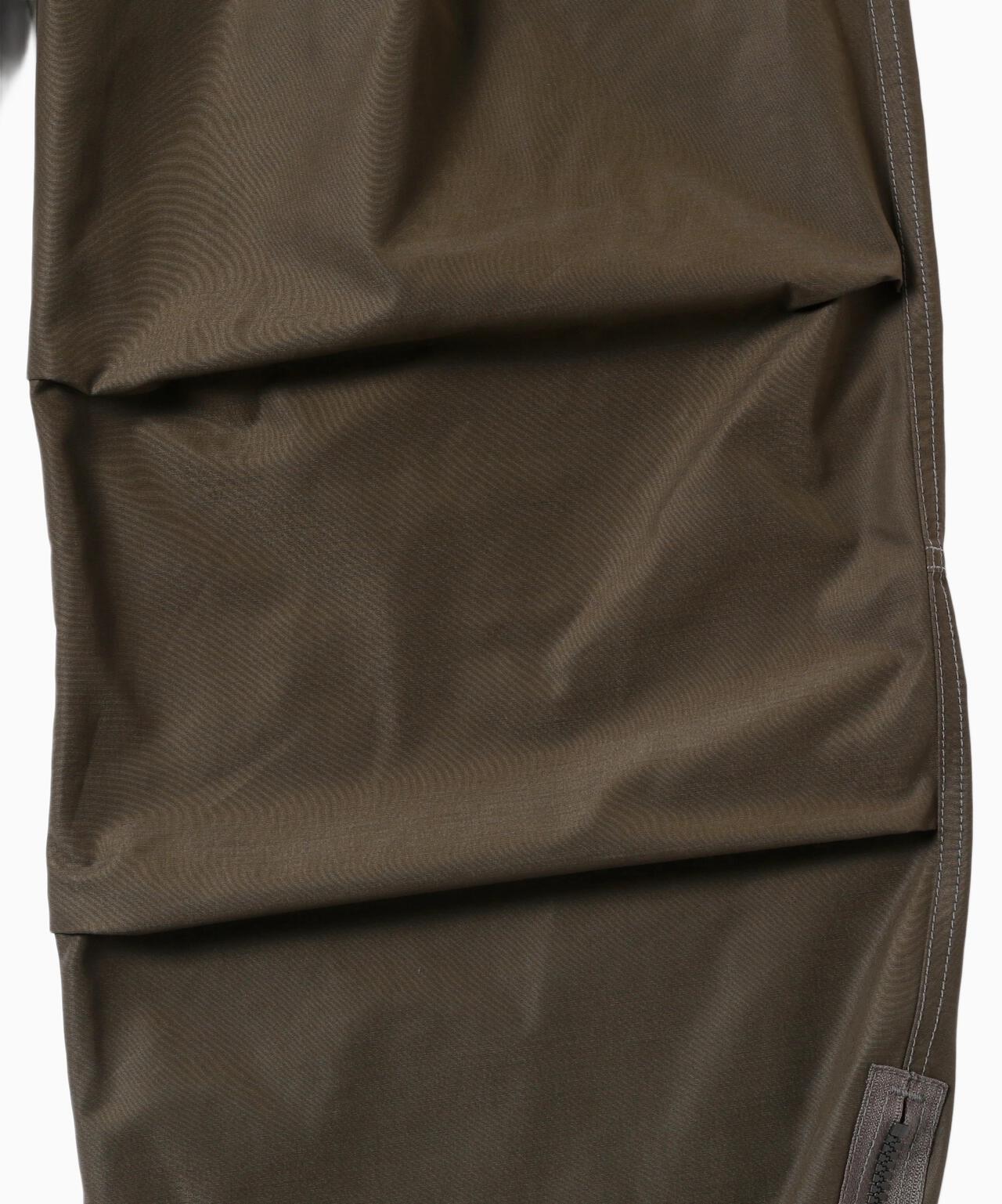 high count cloth side zip hem pants