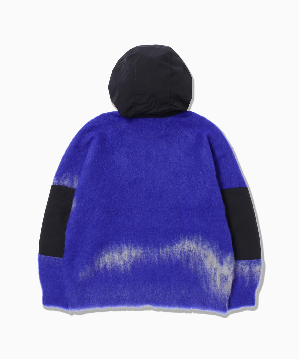 jacquard shaggy knit f/z hoodie | ジャカード シャギー ニット フルジップ フーディー