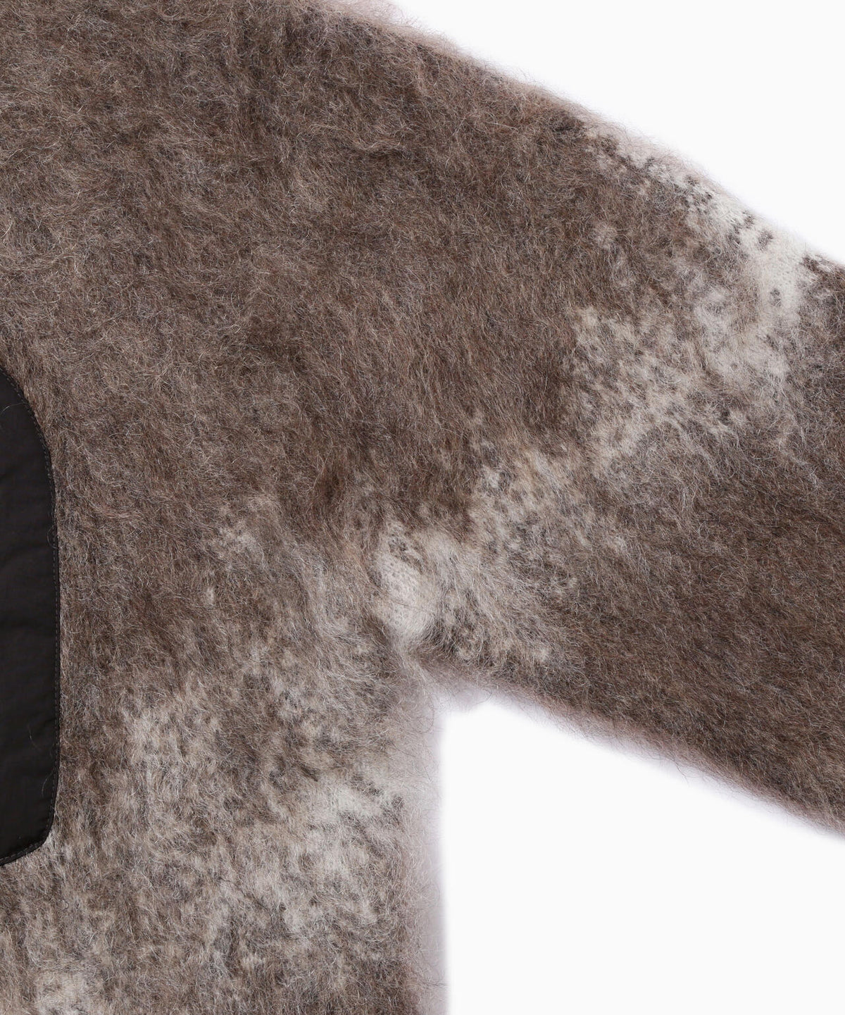 jacquard shaggy knit crew neck | ジャカード シャギー クルーネック ニット