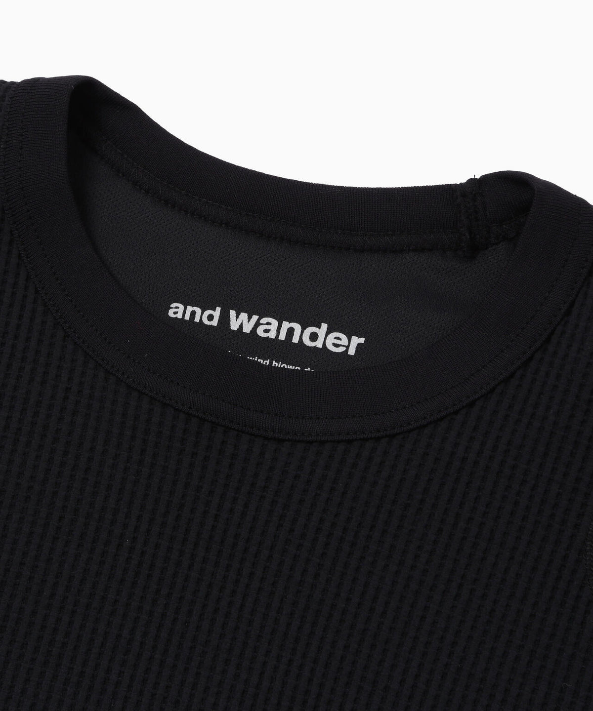 PE waffle short length T (W) | ワッフル クロップドTシャツ