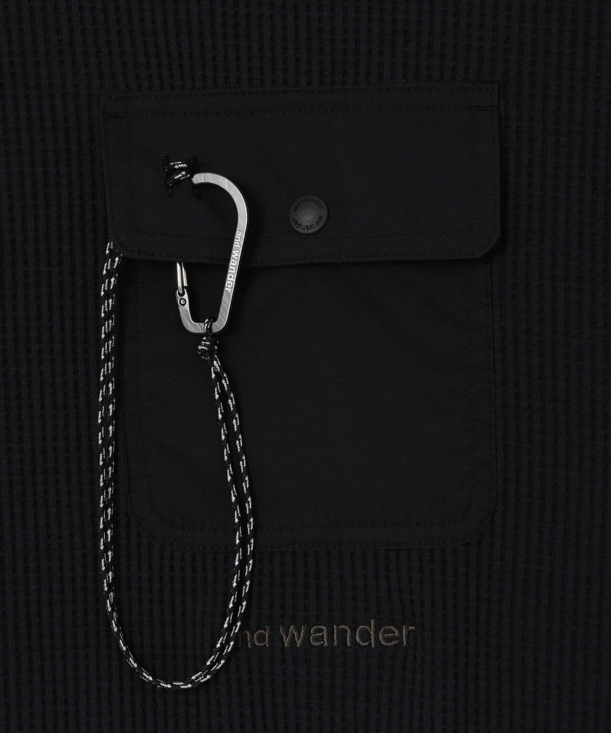 PE waffle short length T (W) | ワッフル クロップドTシャツ