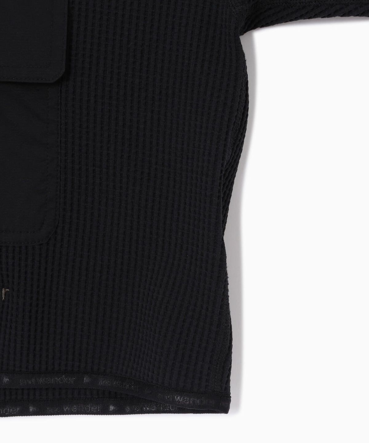 PE waffle short length T (W) | ワッフル クロップドTシャツ