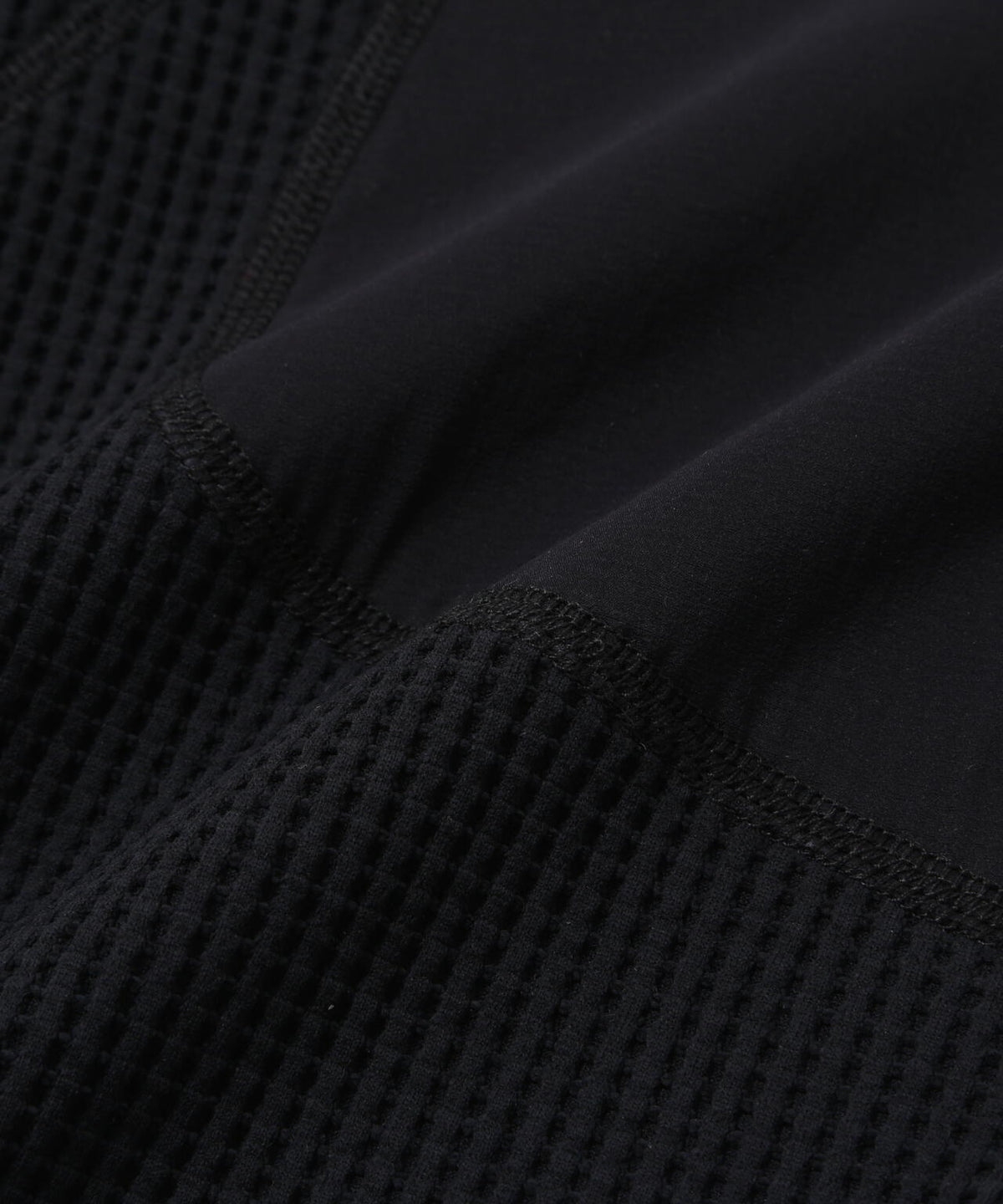 PE waffle short length T (W) | ワッフル クロップドTシャツ